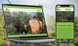 Angkor Zipline Cambodia Website Redesign with Online Payment